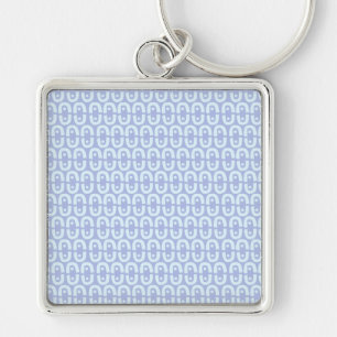 Vibrant Modern Pattern with Bold Colour Shapes Key Ring
