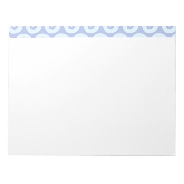 Vibrant Modern Pattern with Bold Colour Shapes Notepad (Front)
