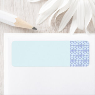 Vibrant Modern Pattern with Bold Colour Shapes Return Address Label