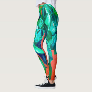 Vibrant Money Tree Leggings