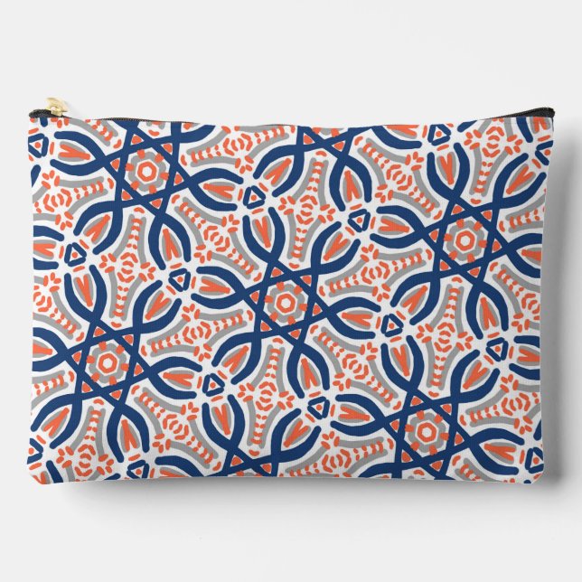 Vibrant Mosaic Modern BR Accessory Pouch (Front)