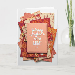 Vibrant Mothers Day Collage Card