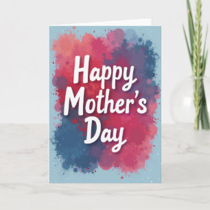 Vibrant Mothers Day Design Card
