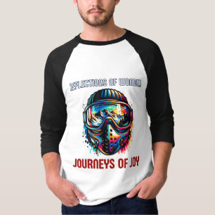 Vibrant Mountain Adventure Reflection T-Shirt