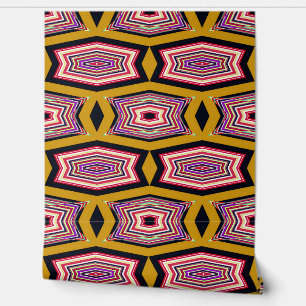 Vibrant multicolor bricks "Ratti_Creative_Arts" W Wallpaper