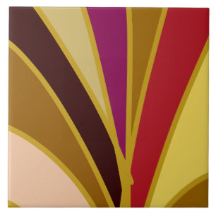 Vibrant multicolor classic pattern  ceramic tile