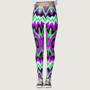 Vibrant multicolor "Ratti_Creative_Arts" Leggings
