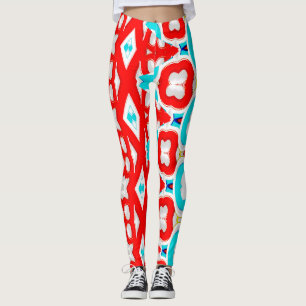 Vibrant multicolor "Ratti_Creative_Arts" Leggings
