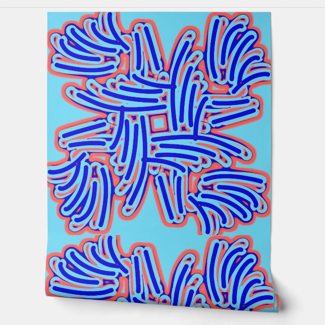 Vibrant multicolor "Ratti_Creative_Arts" wallpaper (Unrolling)