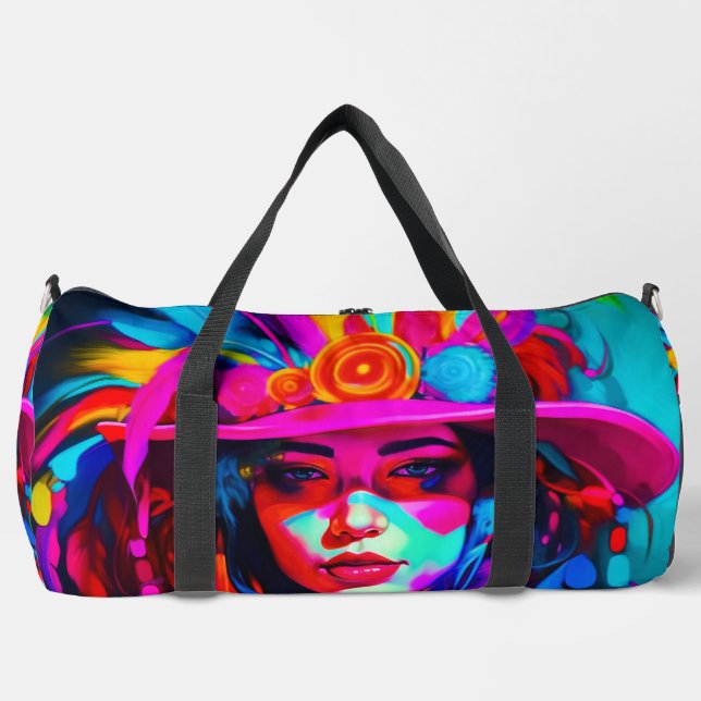 Vibrant Muse Duffle Bag (Front)