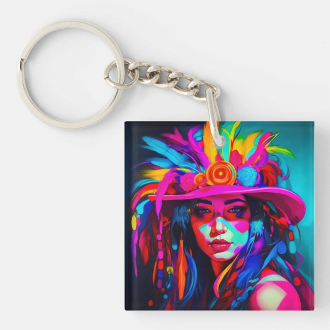 Vibrant Muse Key Ring (Front)