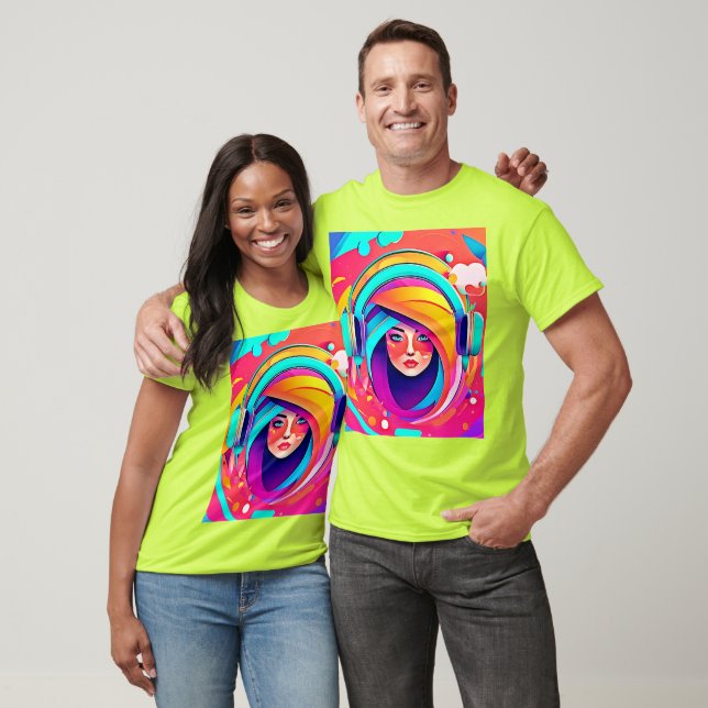 Vibrant Music Flow T-Shirt (Unisex)