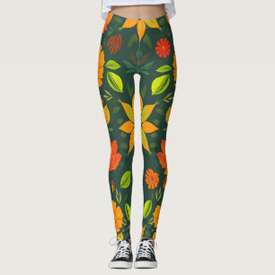 Vibrant Natural Elements Leggings