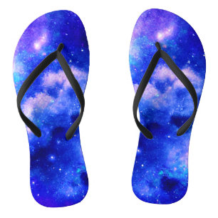 Vibrant Nebula Exploration Pattern Thongs