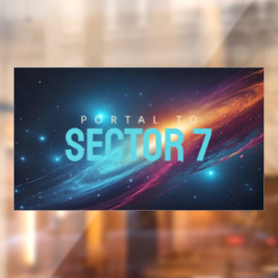 Vibrant Neon Pink Blue Cosmic Space Galaxy