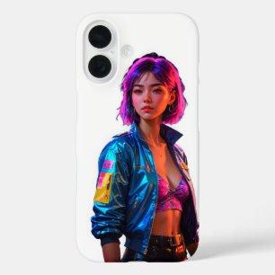 Vibrant Neon Style iPhone 16 Case