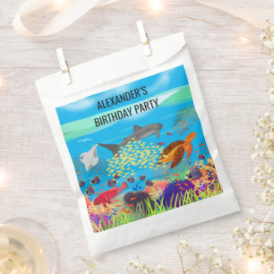 Vibrant Ningaloo Coral Reef Inspired Favour Bag