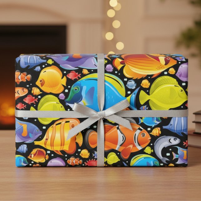  Vibrant Ocean Adventures Wrapping Paper Set (Vibrant Ocean Adventures Wrapping Paper Set)