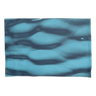 Vibrant Ocean Current Texture Pillowcase