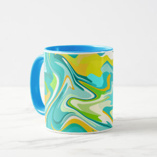 Vibrant Ocean Waves Mug