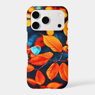 Vibrant Orange Leaves Art