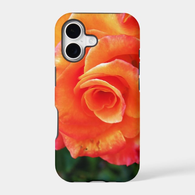Vibrant Orange Rose Photograph (Back)