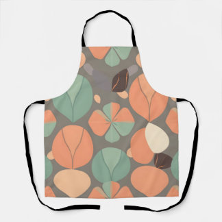 Vibrant Organic Apron - Colourful Seamless Pattern