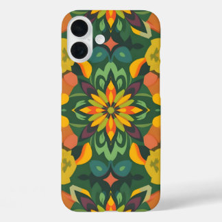 Vibrant Organic iPhone16 Case - Symmetrical Digita