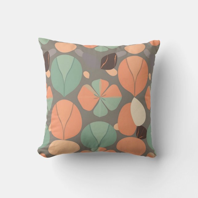 Vibrant Organic Pillow - Soft Colour Decor (Front)