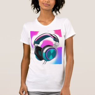 Vibrant Over-Ear Headphones T-Shirt