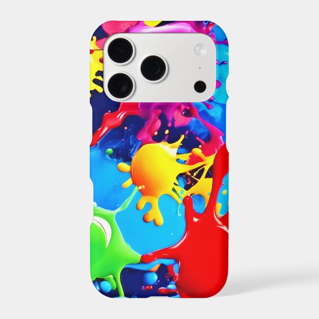 Vibrant Paint Splatters: A Bold Colours Statement (Back)