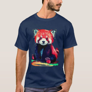 Vibrant Panda Design T-Shirt
