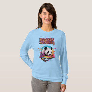 Vibrant Panda: Stunning Colours in Natural Beauty T-Shirt