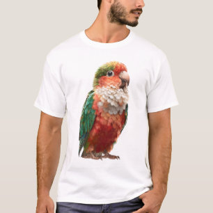 Vibrant Parrot Illustration Men T-Shirt