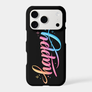 Vibrant Pastel Gradient HAPPY Typography - Modern