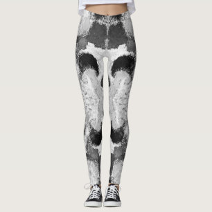 Vibrant Pastel Symmetry – Abstract Textured Art Leggings