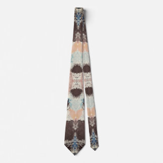 Vibrant Pastel Symmetry – Abstract Textured Art Tie
