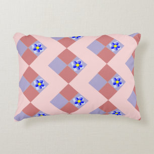 Vibrant Patchwork Floral Decorative Cushion