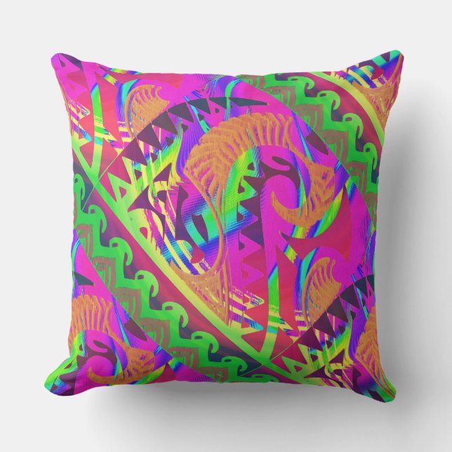 Vibrant & Patterned  Outdoor Cushion (Front)