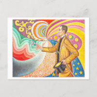 Vibrant Paul Signac Opus 217 Painting Postcard