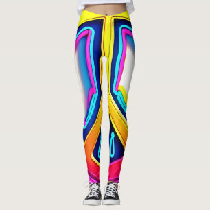 Vibrant Peace Artwork Leggings