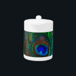 Vibrant Peacock Feathers Etching Style Decor<br><div class="desc">A vibrant colourful style peacock feathers graphic decor on a fine custom gift idea. Customise the product further with some text by clicking on the "CUSTOMIZE IT!" button or link. This will reveal a set of user friendly designing tools, a text editor where you can add text, choose colour, and...</div>