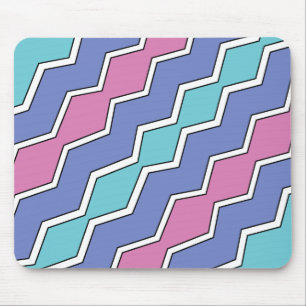 Vibrant Peaks ZigZag Mouse Pad