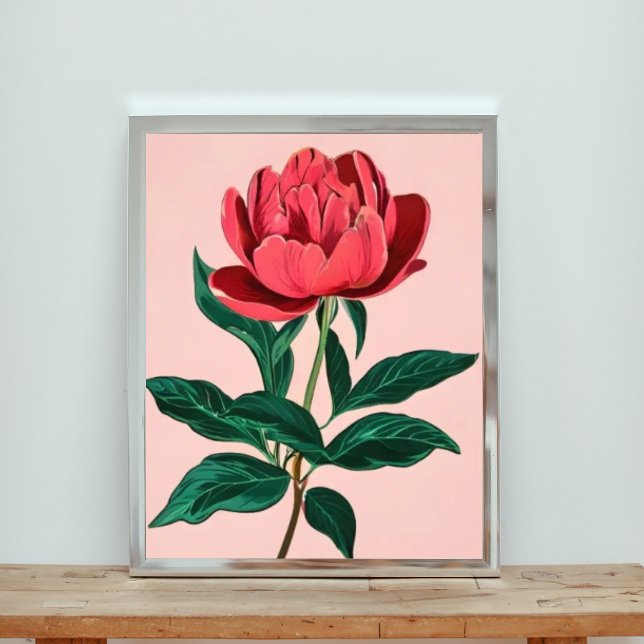 Vibrant Peony Floral Art  Photo Print (Creator Uploaded)
