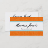 Vibrant Personal Assistant Business Card (Front/Back)