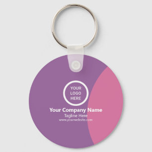 Vibrant Personalized Business Marketing Swag Gift Key Ring