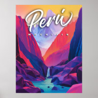 Vibrant Peru Mountain: A Contemporary Travel