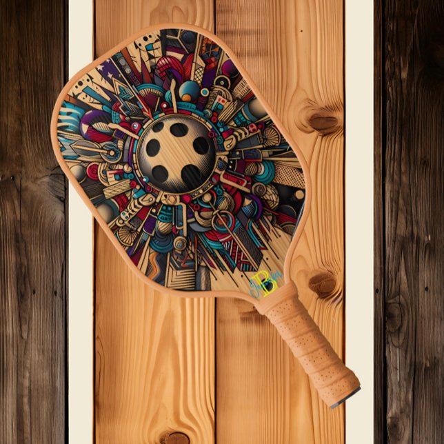 Vibrant Pickleball Paddle (Creator Uploaded)