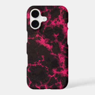 Vibrant Pink and Black Flames