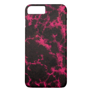 Vibrant Pink and Black Flames iPhone 8 Plus/7 Plus Case